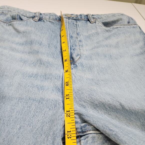 Blank NYC Womens The Cooper Long Slim Straight Ankle Slit Jean Size 29 High Rise - Picture 12 of 14